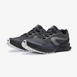 Thumbnail Giày chạy bộ run active grip cho nam xám đen DECATHLON kalenji mã 8488639 3