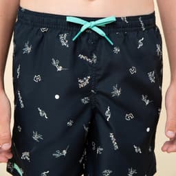 Thumbnail Quần short lướt sóng 100 cho bé trai đen DECATHLON olaian mã 8670244 3