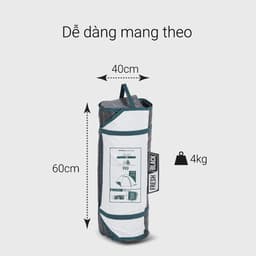 Thumbnail Lều dã ngoại mh100 fresh & black cho 3 người trắng DECATHLON quechua mã 8576111 2