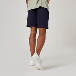 Thumbnail Quần short tập fitness cotton Essential cho nam DECATHLON Domyos 2