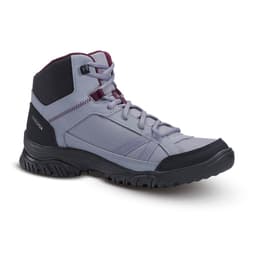 Thumbnail Giày leo núi hiking nh100 cho nữ xám DECATHLON quechua mã 8649282 1