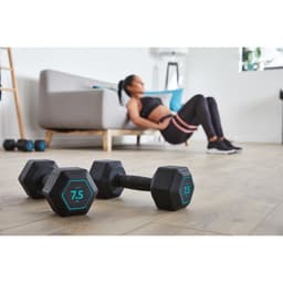 Thumbnail Tạ lục giác luyện 7,5kg đen DECATHLON corength mã 8603282 4