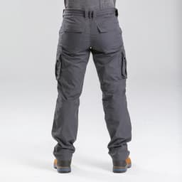 Thumbnail Quần dài travel 100 cho nam xám DECATHLON forclaz mã 8572546 4