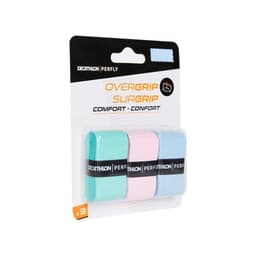 Thumbnail Hộp 3 dây quấn vợt cầu lông comfort hồng mint xanh da trời DECATHLON perfly mã 8579969 1