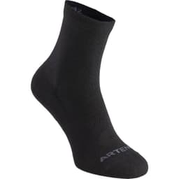 Thumbnail Tất vớ thể thao cổ cao rs160 đen gói 3 đôi DECATHLON artengo mã 8395032 1