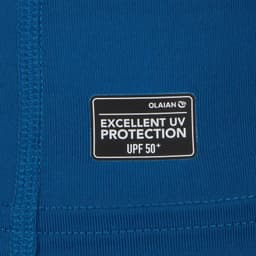 Thumbnail Áo thun ngắn tay chơi lướt sóng chống tia cực tím 100 cho nam xanh dương DECATHLON olaian mã 8485998 4