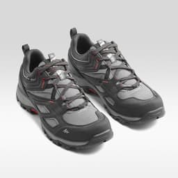Thumbnail Giày leo núi vùng cao mh100 chống thấm nước cho nam xám DECATHLON quechua mã 8503796 2