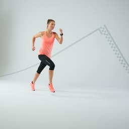 Thumbnail Quần lửng chạy bộ không đường may DECATHLON cho nữ đen mã 8771091 2