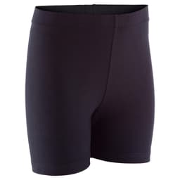 Thumbnail Quần short tập gym cho bé gái 100 đen DOMYOS mã 8517105 1