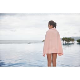 Thumbnail Khăn tắm microfibre DECATHLON  cỡ L 80 x 130 cm hồng nhạt mã 8575282 4