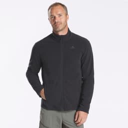 Thumbnail Áo khoác nỉ hiking giữ ấm mh120 cho nam đen DECATHLON quechua mã 8606098 2