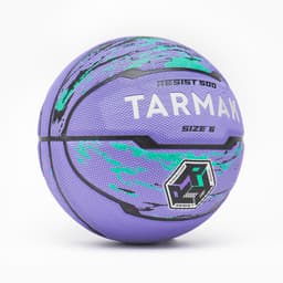 Thumbnail Quả bóng rổ cỡ 6  R500 tím/xanh dương Decathlon TARMAK mã 8853512 1