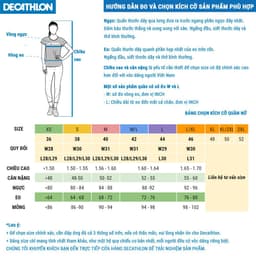 Thumbnail Quần short chạy bộ run dry cho nữ xám họa tiết DECATHLON kalenji mã 8559165 3