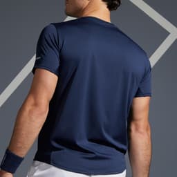 Thumbnail Áo thun tennis pickleball tts100 cho nam xanh navy DECATHLON artengo mã 8573148 4
