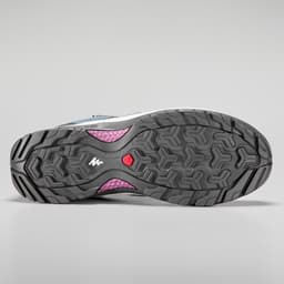 Thumbnail Giày leo núi chống thấm mh100 cho nữ xanh dương mận chín DECATHLON quechua mã 8595670 2