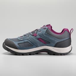 Thumbnail Giày leo núi chống thấm mh100 cho nữ xanh dương mận chín DECATHLON quechua mã 8595670 1