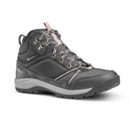 Thumbnail Giày leo núi dã ngoại hiking chống thấm nh150 cho nữ xám đen DECATHLON quechua mã 8602931 1