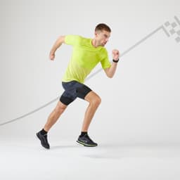 Thumbnail Quần short bó chạy bộ 2 trong 1 kiprun cho nam đen DECATHLON kiprun mã 8588352 2