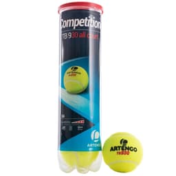 Thumbnail Bóng tennis thi đấu artengo tb930 vàng DECATHLON artengo mã 8279042 2