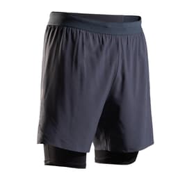 Thumbnail Quần short bó chạy bộ 2 trong 1 kiprun cho nam đen DECATHLON kiprun mã 8588352 1
