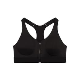 Thumbnail Áo bra tập fitness zip up 900 cho nữ đen DECATHLON DOMYOS mã 8578234 2