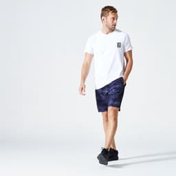 Thumbnail Quần short tập fitness thoáng khí fst 120 cho nam DECATHLON DOMYOS mã 8787726 1
