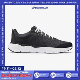 Thumbnail Giày chạy bộ jogflow 500.1 cho nam đen DECATHLON kalenji mã 8670196 2