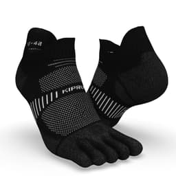 Thumbnail Tất chạy bộ xỏ ngón thiết kế sinh thái run900 đen DECATHLON kiprun mã 8664318 1