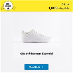Thumbnail Giày thể thao nam màu trắng DECATHLON artengo cho tennis pickleball mã 8668903 1