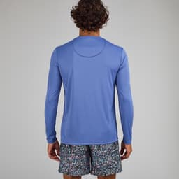 Thumbnail Áo thun dài tay lướt sóng chống tia uv cho nam xanh dương DECATHLON olaian mã 8787799 3
