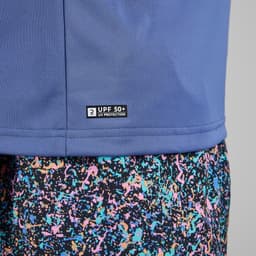 Thumbnail Áo thun dài tay lướt sóng chống tia uv cho nam xanh dương DECATHLON olaian mã 8787799 4