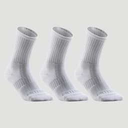 Thumbnail Gói 3 đôi tất thể thao cổ cao rs 500 trắng DECATHLON artengo mã 8379842 2