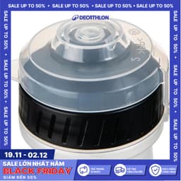 Thumbnail Bình nước 650 ml màu đen DECATHLON mã 8585256 1