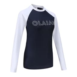 Thumbnail Áo lướt sóng chống tia uv 100 cho nữ đen trắng DECATHLON olaian mã 8664813 1