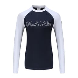 Thumbnail Áo lướt sóng chống tia uv 100 cho nữ đen trắng DECATHLON olaian mã 8664813 2