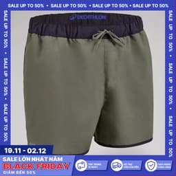 Thumbnail Quần short lướt sóng dáng ngắn 100 cho nam kaki DECATHLON olaian mã 8809010 1