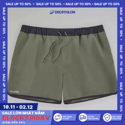 Thumbnail Quần short lướt sóng dáng ngắn 100 cho nam kaki DECATHLON olaian mã 8809010 2