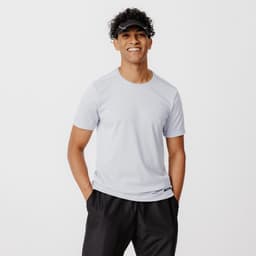Thumbnail Áo thun thể thao nam DECATHLON kalenji chuyên chạy bộ, nhanh khô màu xám sáng 1