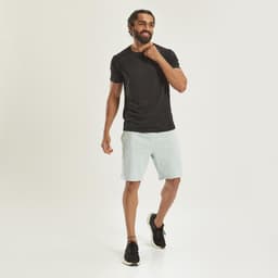 Thumbnail Áo thun tập fitness 100 cho nam đen DECATHLON DOMYOS mã 8603265 4
