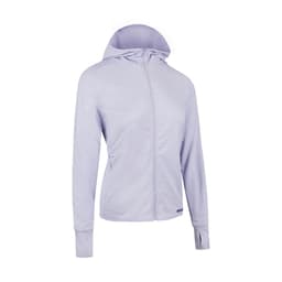 Thumbnail Áo khoác chạy bộ chống nắng cho nữ tím nhạt DECATHLON kalenji mã 8626366 1