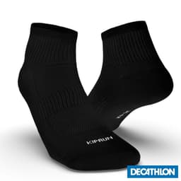 Thumbnail Tất vớ chạy bộ run 100 cho người lớn đen gói 3 đôi DECATHLON kiprun mã 8296178 2