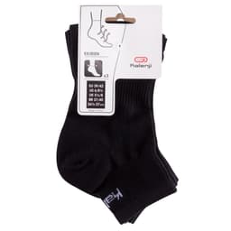 Thumbnail Tất vớ chạy bộ run 100 cho người lớn đen gói 3 đôi DECATHLON kiprun mã 8296178 4