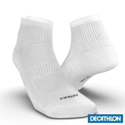 Thumbnail Tất vớ chạy bộ run 100 cho người lớn đen gói 3 đôi DECATHLON kiprun mã 8296178 3