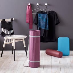 Thumbnail Dây kháng lực pilates mức độ trung bình 6 lb 3 kg đỏ tím DECATHLON DOMYOS mã 8527897 4