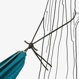 Thumbnail Võng basic cho 1 người 300 x 152 cm xanh dương DECATHLON quechua mã 8601388 3