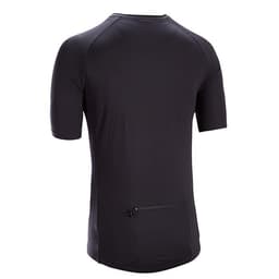Thumbnail Áo jersey ngắn tay đạp xe đường trường essential cho nam đen DECATHLON triban mã 8569821 3