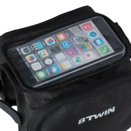 Thumbnail Túi đôi treo khung xe đạp 520 2l đen DECATHLON riverside mã 8349734 2