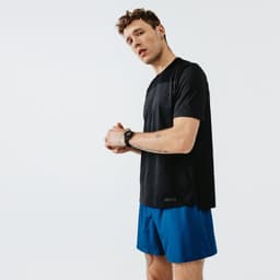 Thumbnail Áo thun chạy bộ thoáng mát dry+ breath cho nam đen DECATHLON kalenji mã 964110 2