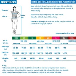 Thumbnail Áo khoác nỉ leo núi mh120 cho nữ xám nhạt DECATHLON quechua mã 8569508 3