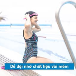 Thumbnail Mũ bơi vải DECATHLON NABAIJI không chống thấm nước đen 4